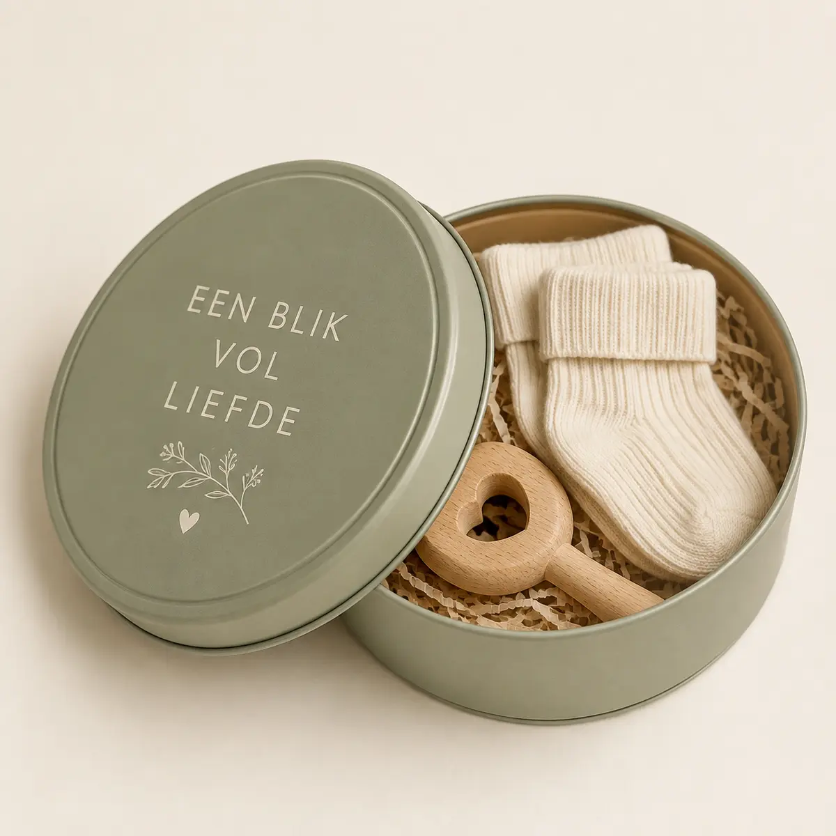 Cadeau in blik