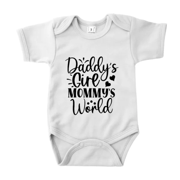 Romper Daddy's girl and Mommy's world