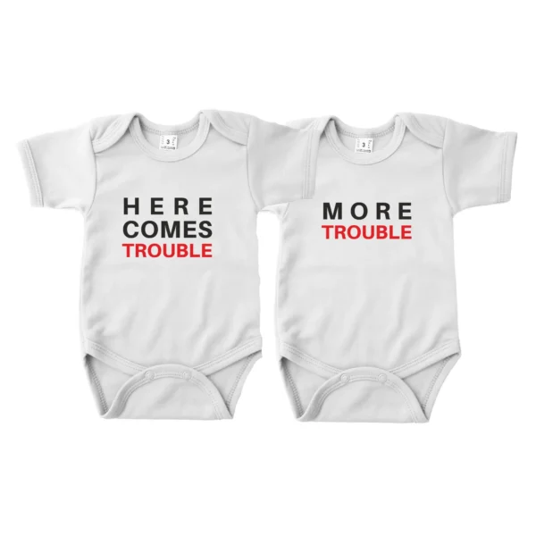 Romper Here comes trouble more trouble