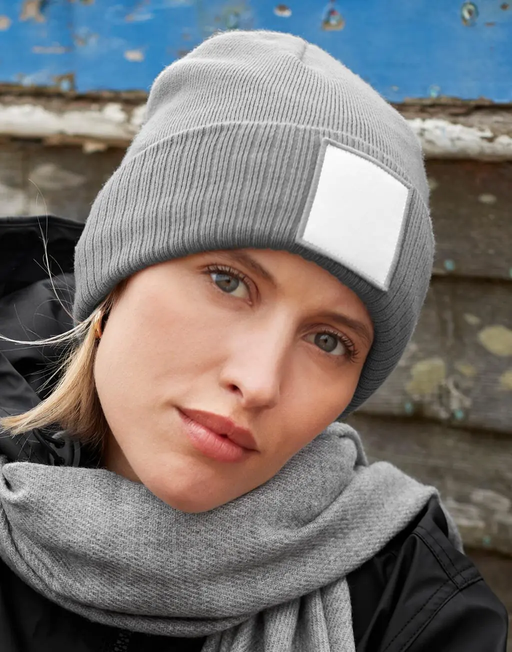 Appliqu Patch Beanie