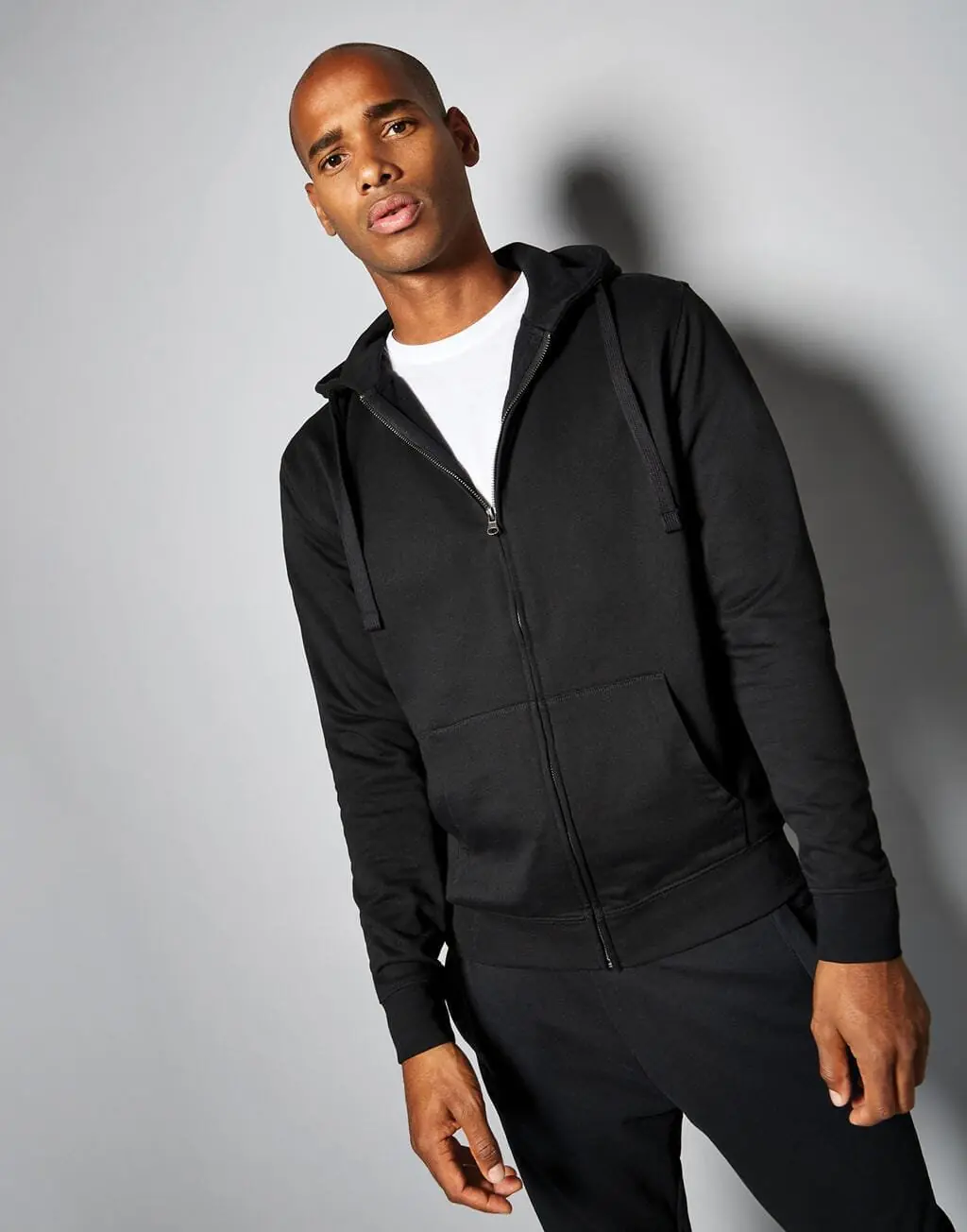 Regular Fit Zipped Hoodie Superwash 60