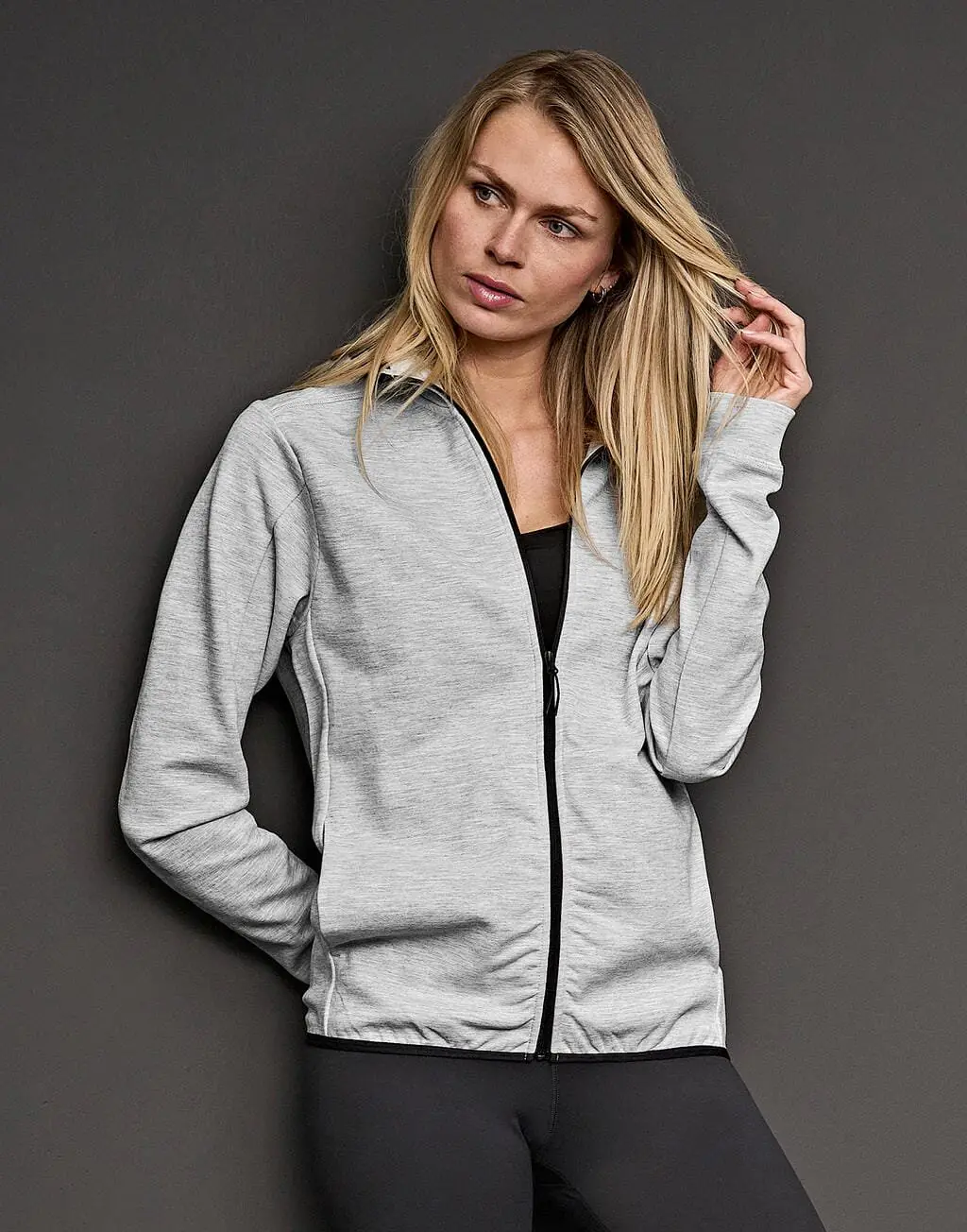 Athletic Hooded Full Zip Sweat