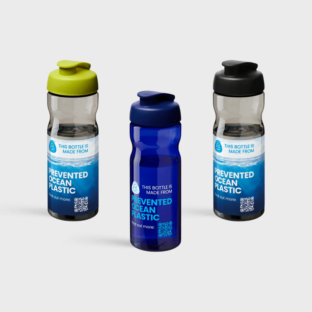 Eco sportfles met klapdeksel - 650 ml