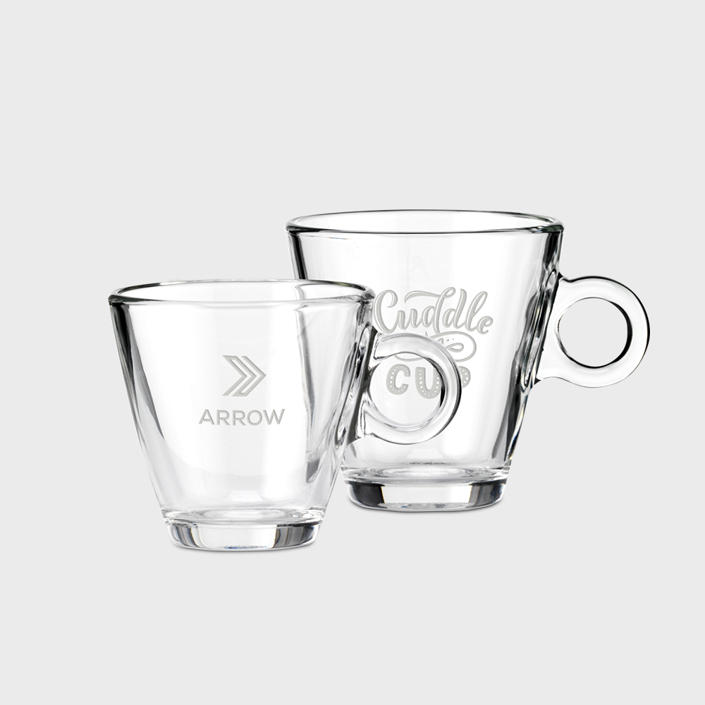 Theeglas met rond oor 320 ml