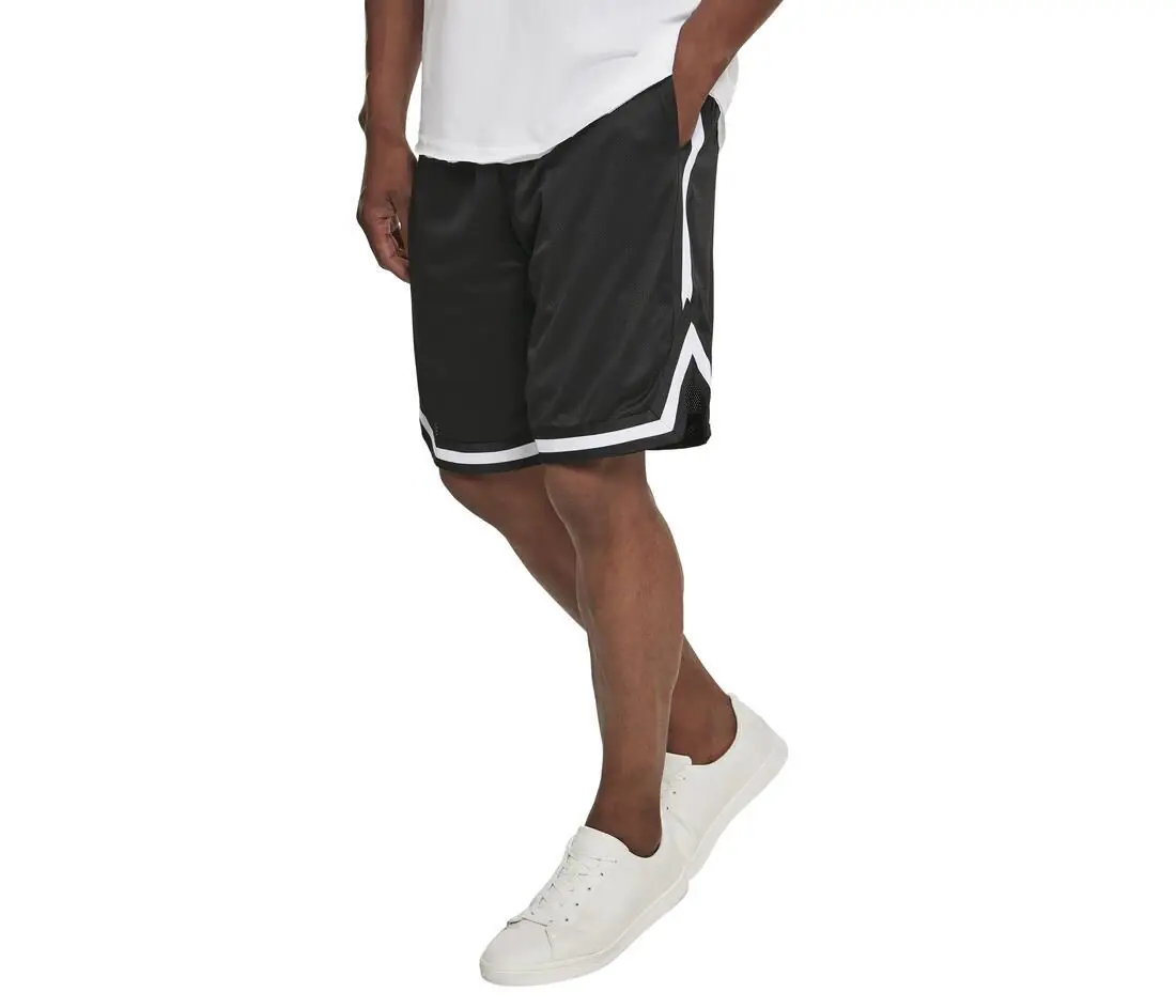 Two-tone mesh shorts