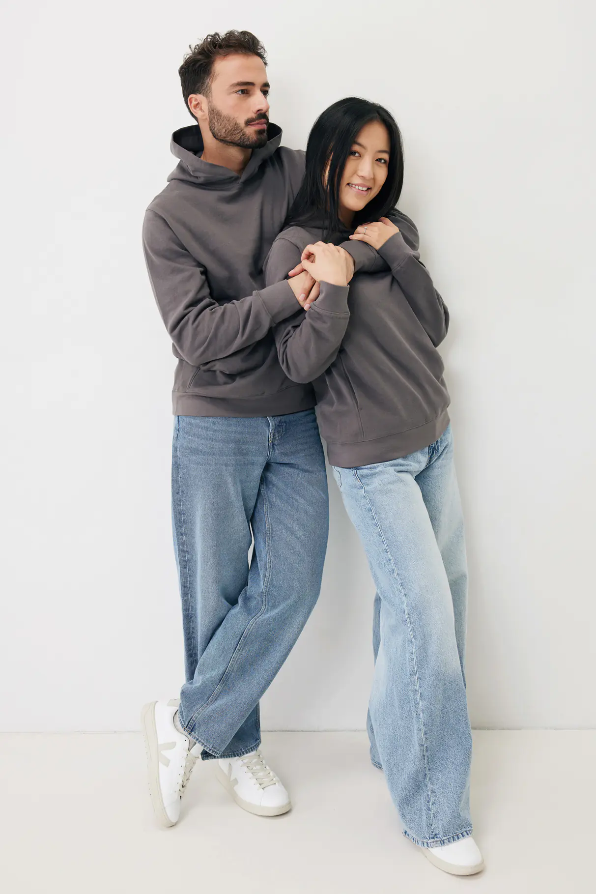 IQONIQ Yengo recycled katoen hoodie met steekzakken