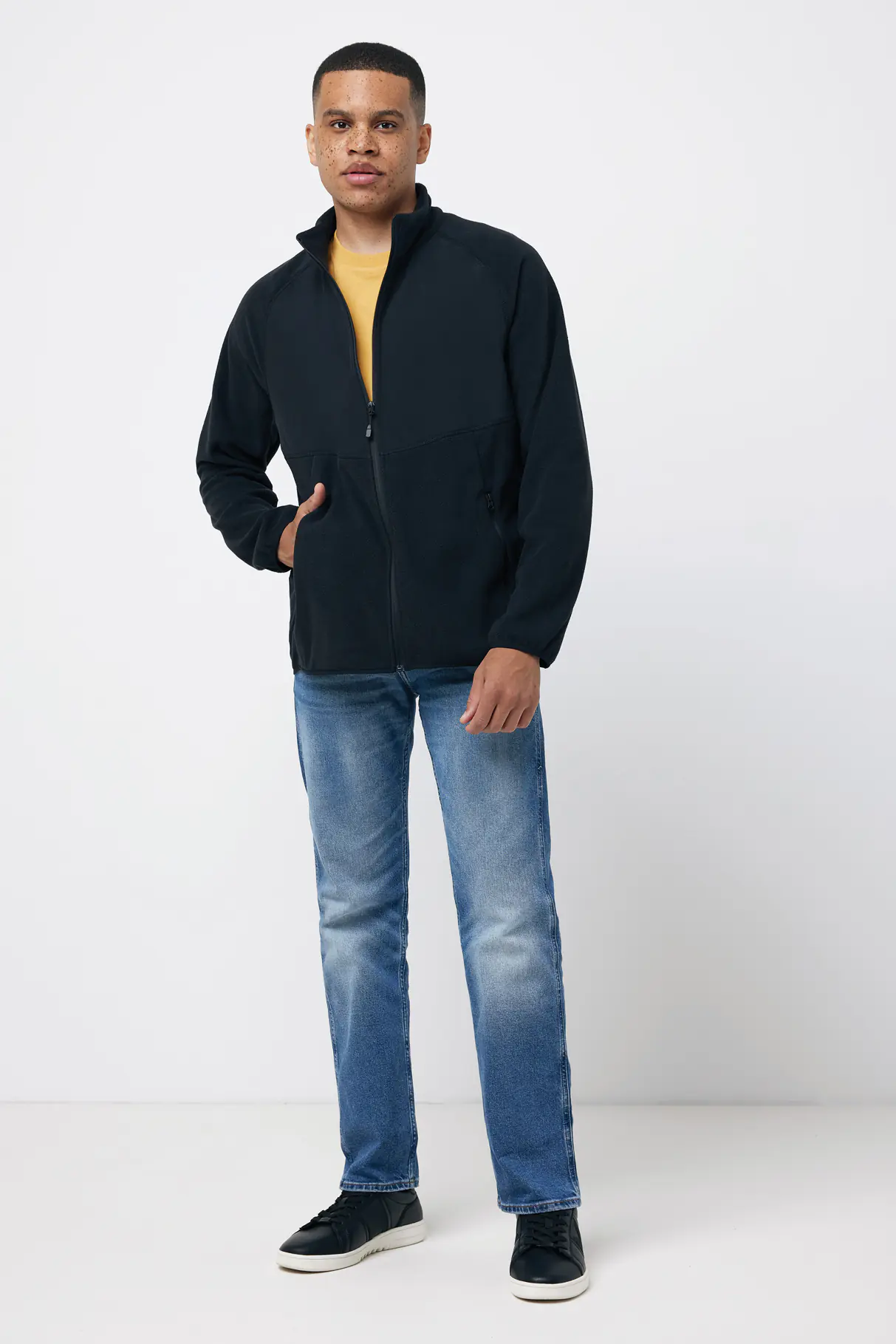 IQONIQ Talung gerecycled polyester fleece jas met rits