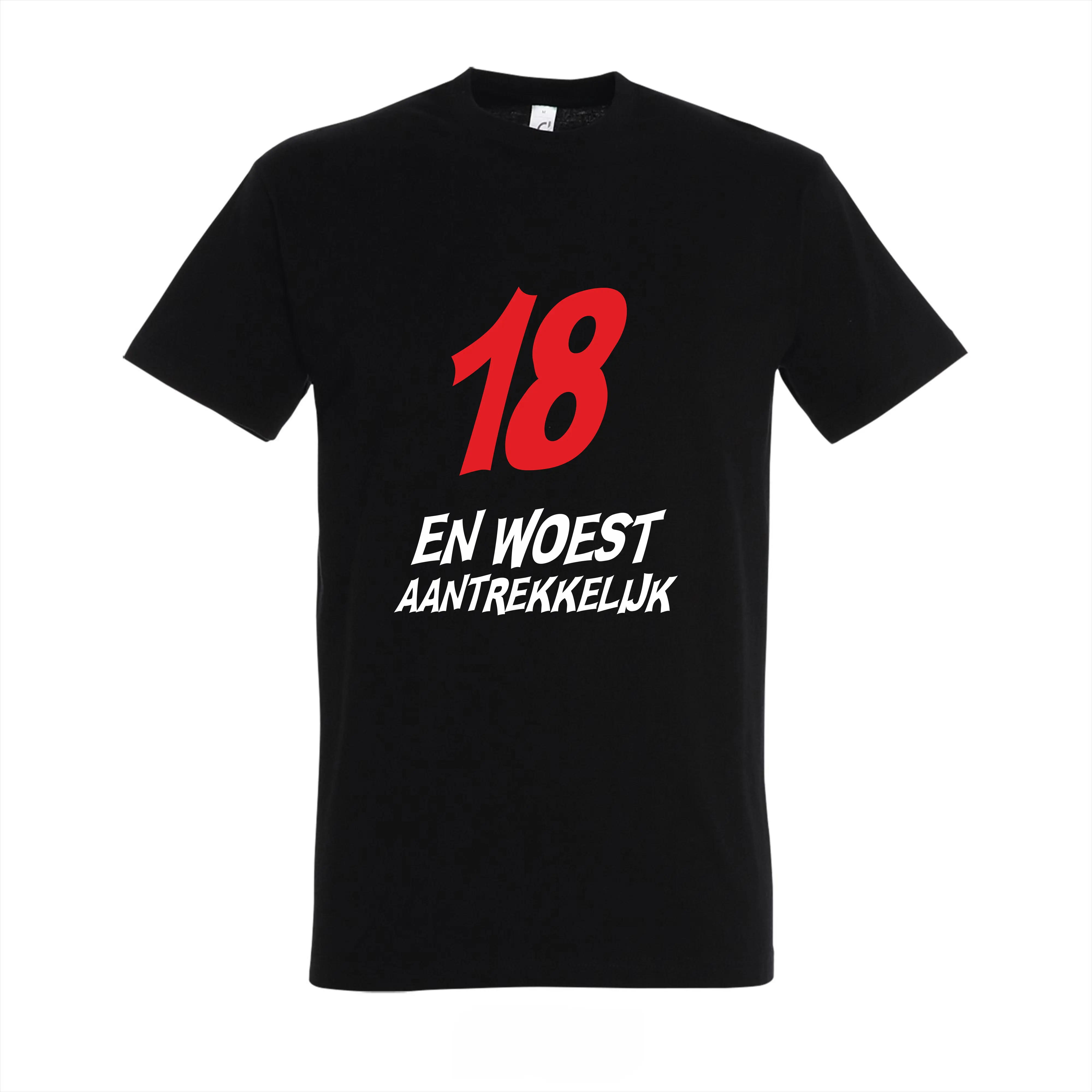 T-shirt 18 Jaar en Woest Aantrekkelijk
