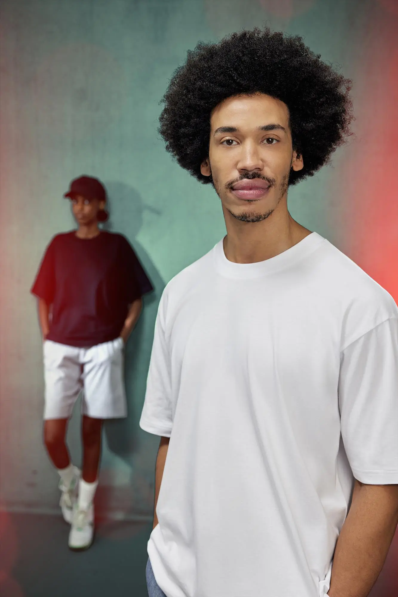 B&C #E220 Oversized, White, M