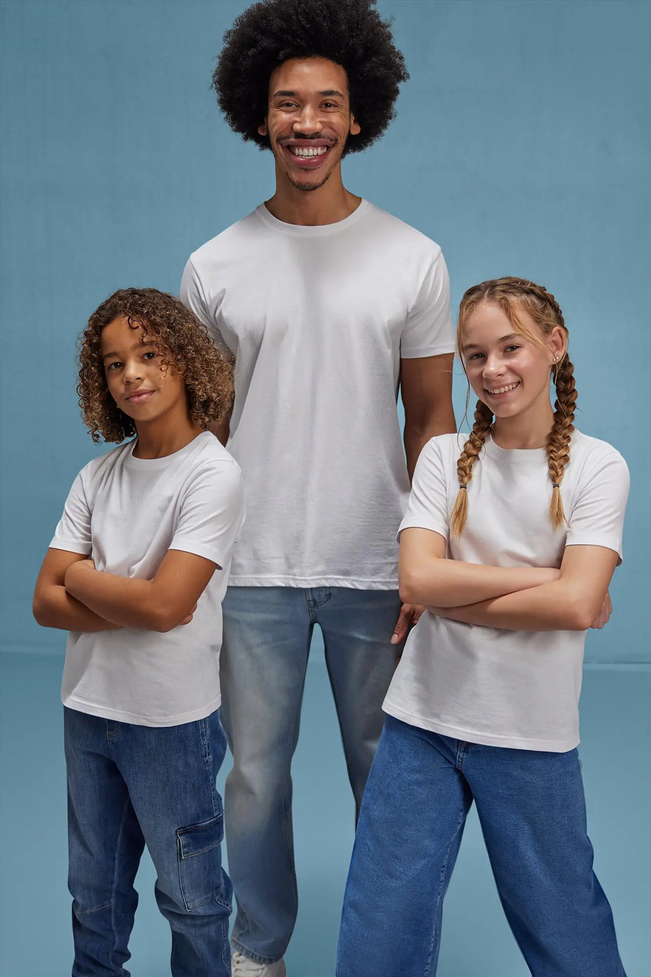 B&C #E190 kids, White, 3-4jr