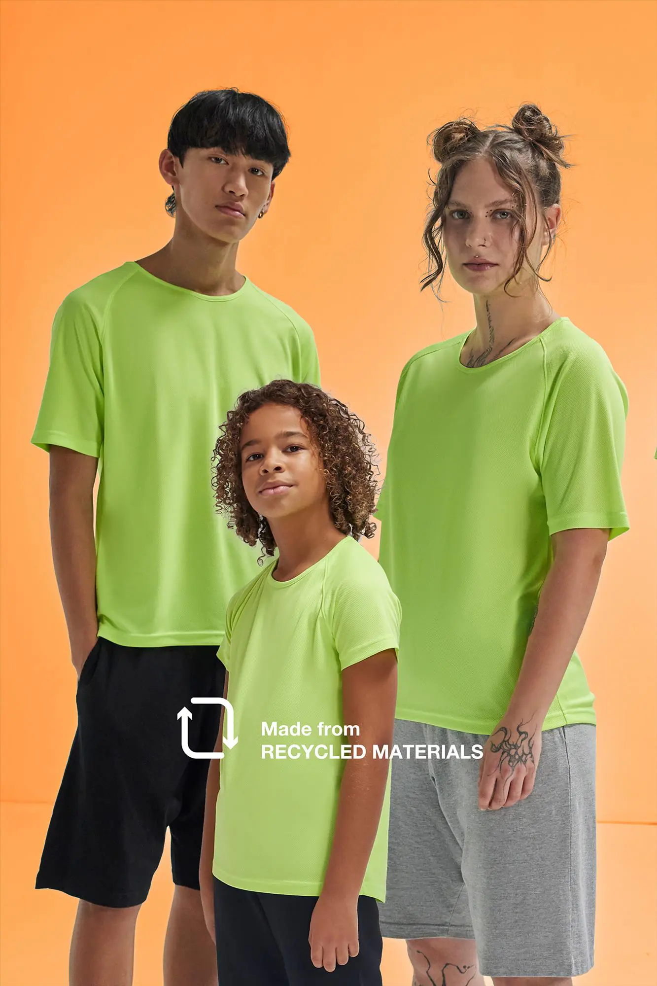 B&C Active T kids, Black, 9-11jr