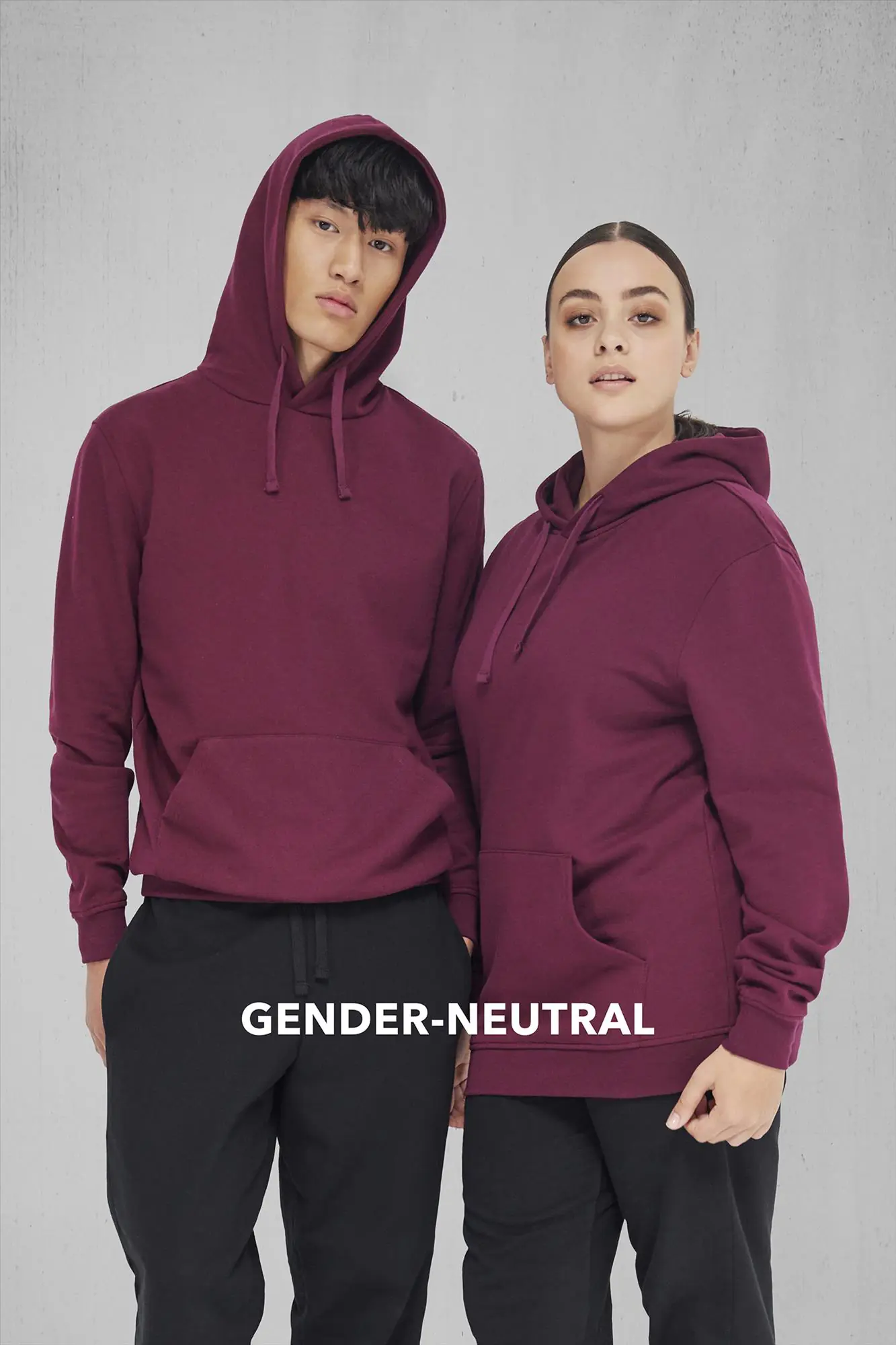 B&C ID.223 Hoodie, Black, M