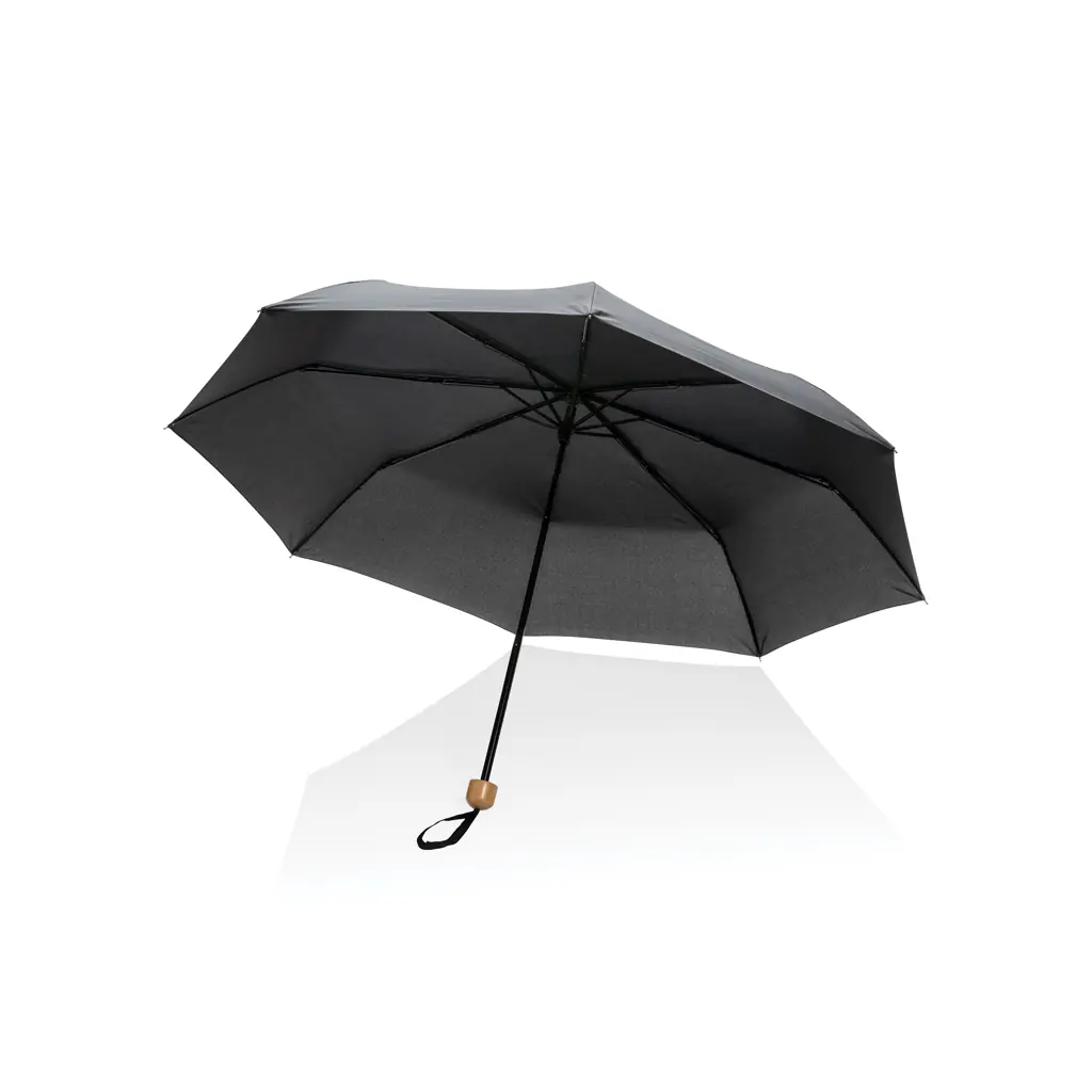 20.5" Impact AWARE? RPET 190T pongee bamboe miniparaplu