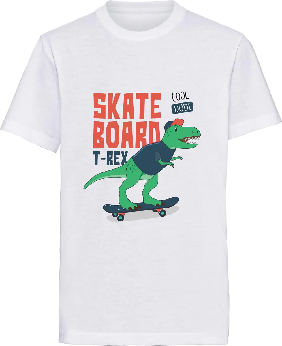 T-shirt Skate board T-Rex