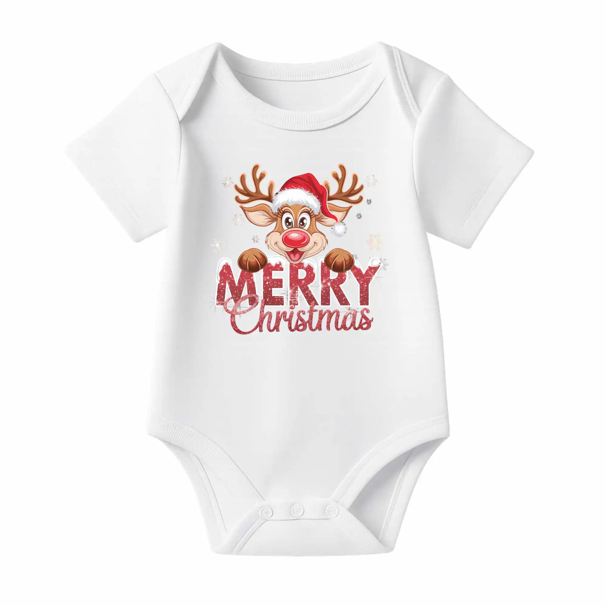Romper Merry Christmas Rudolf