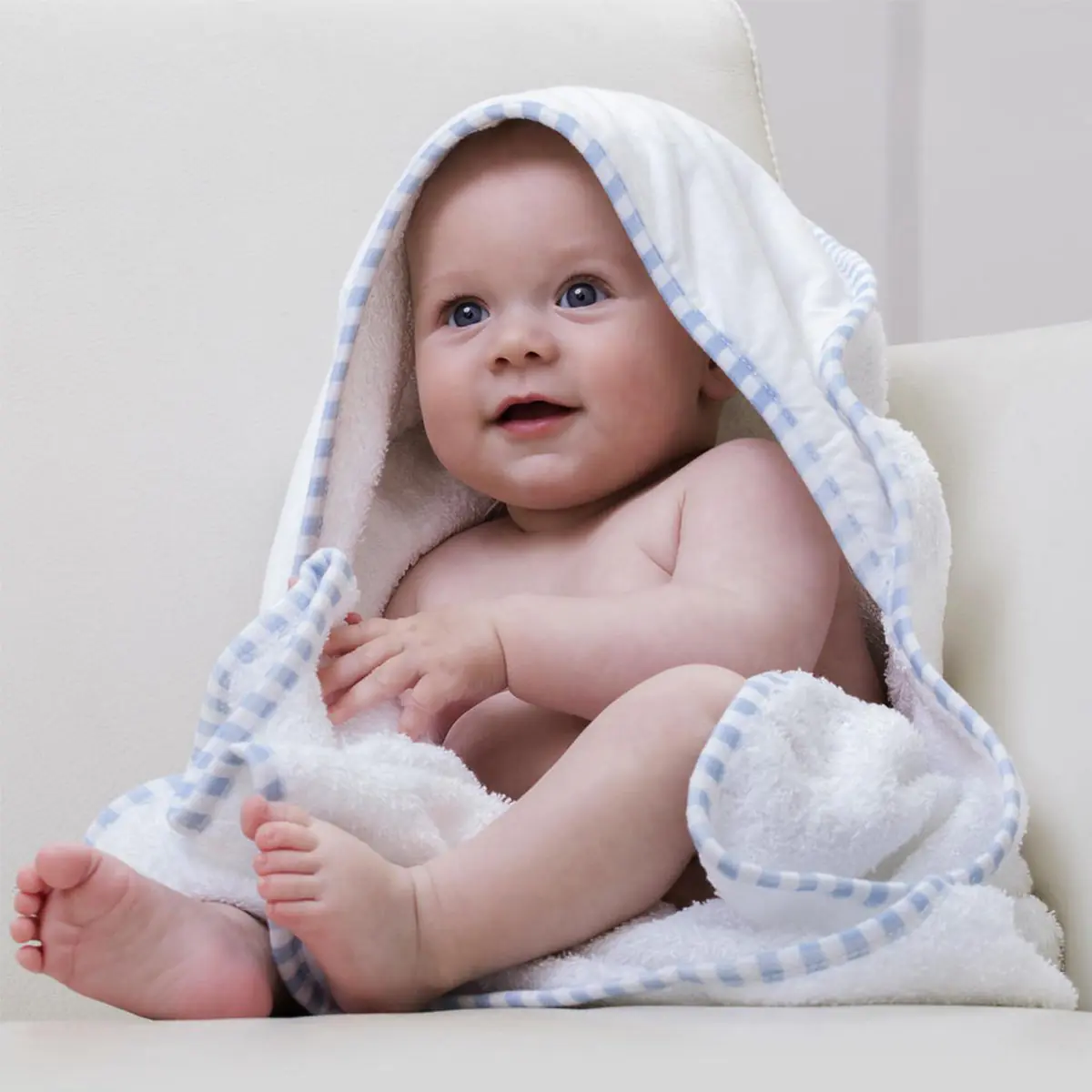 Baby Badcape met Capuchon - Afbeelding 3