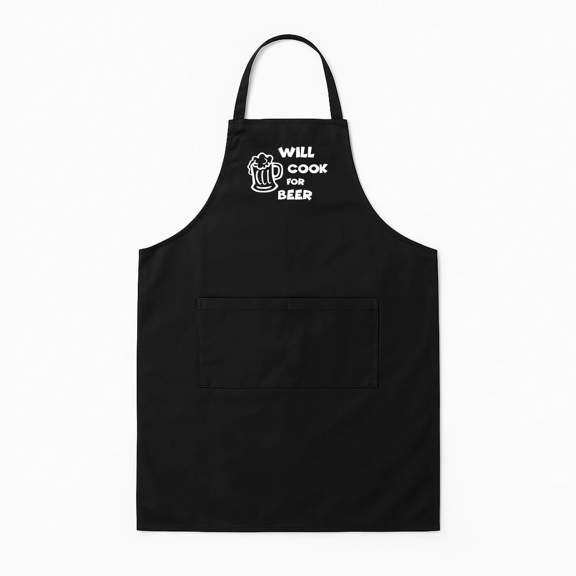 Keukenschort Will Cook for Beer