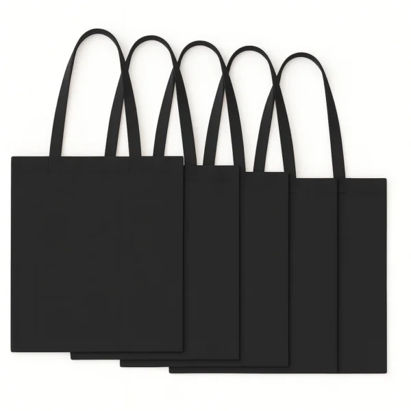 Katoenen Draagtas - Set van 5 (Blanco | Zelf Bedrukken)
