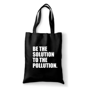 Katoenen tas Be the solution to the pollution