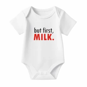Romper But first, Milk