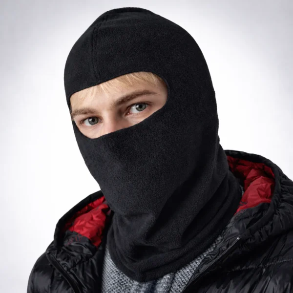 fleece bivakmuts zwart