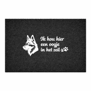 Deurmat Ik hou hier een oogje in het zeil