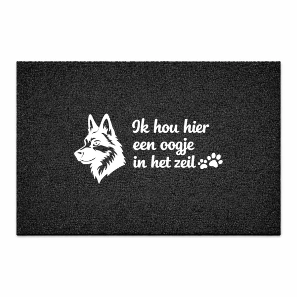 Deurmat Ik hou hier een oogje in het zeil