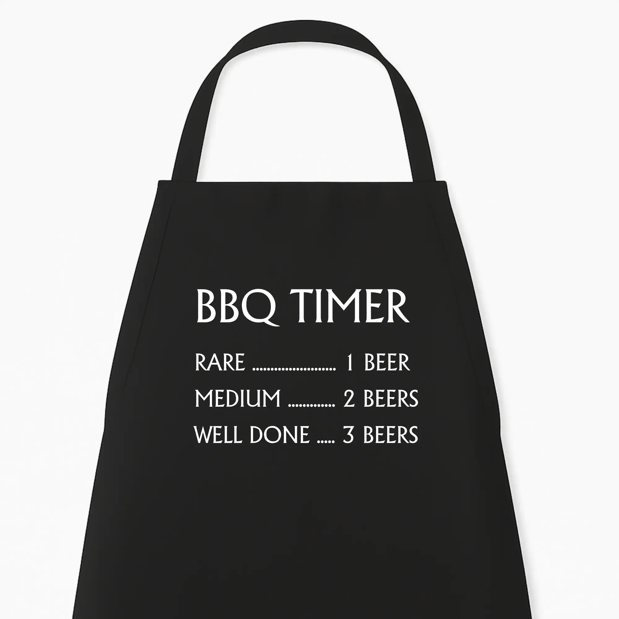 Keukenschort BBQ Timer