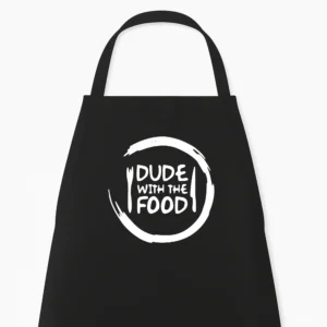 Keukenschort Dude with the Food