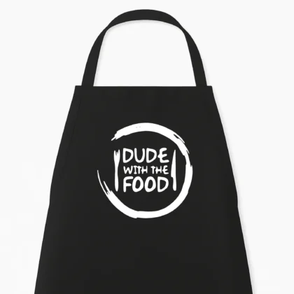 Keukenschort Dude with the Food