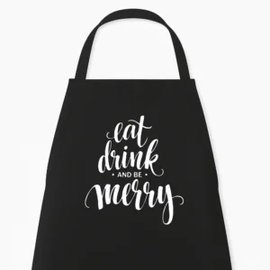 Keukenschort Eat Drink and Be Merry
