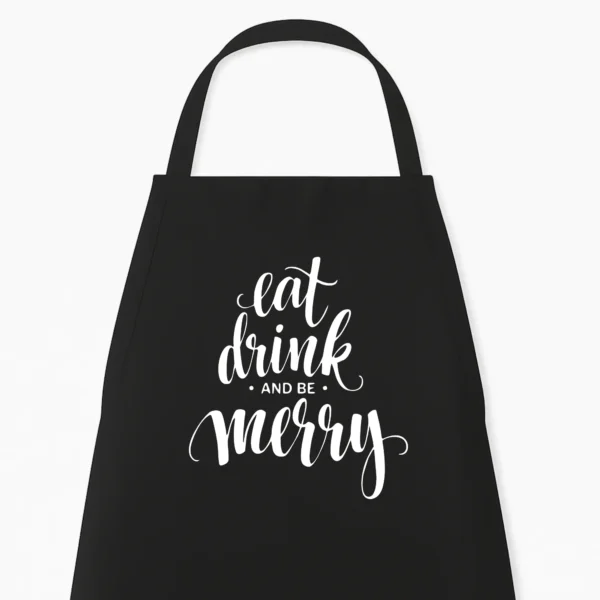 Keukenschort Eat Drink and Be Merry