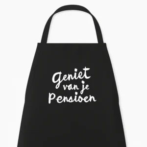 Keukenschort Geniet van je Pensioen