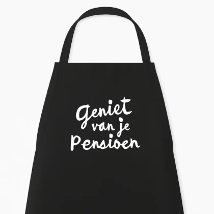 Keukenschort Geniet van je Pensioen