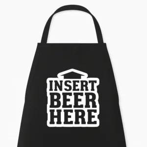 Keukenschort Insert beer here