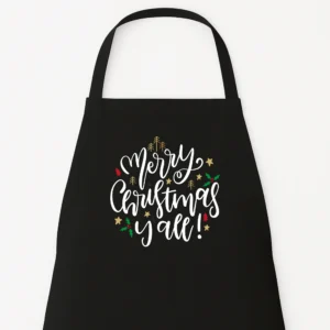 Keukenschort Merry Christmas Y'all
