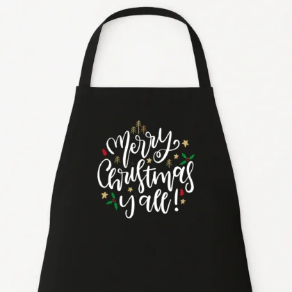 Keukenschort Merry Christmas Y'all