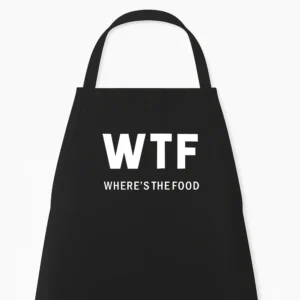 Keukenschort WTF, where's the food