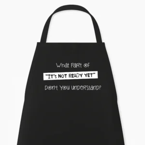 Keukenschort What part of it's not ready yet