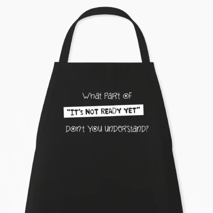 Keukenschort What part of it's not ready yet