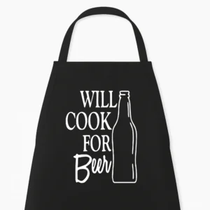 Keukenschort Will Cook for Beer