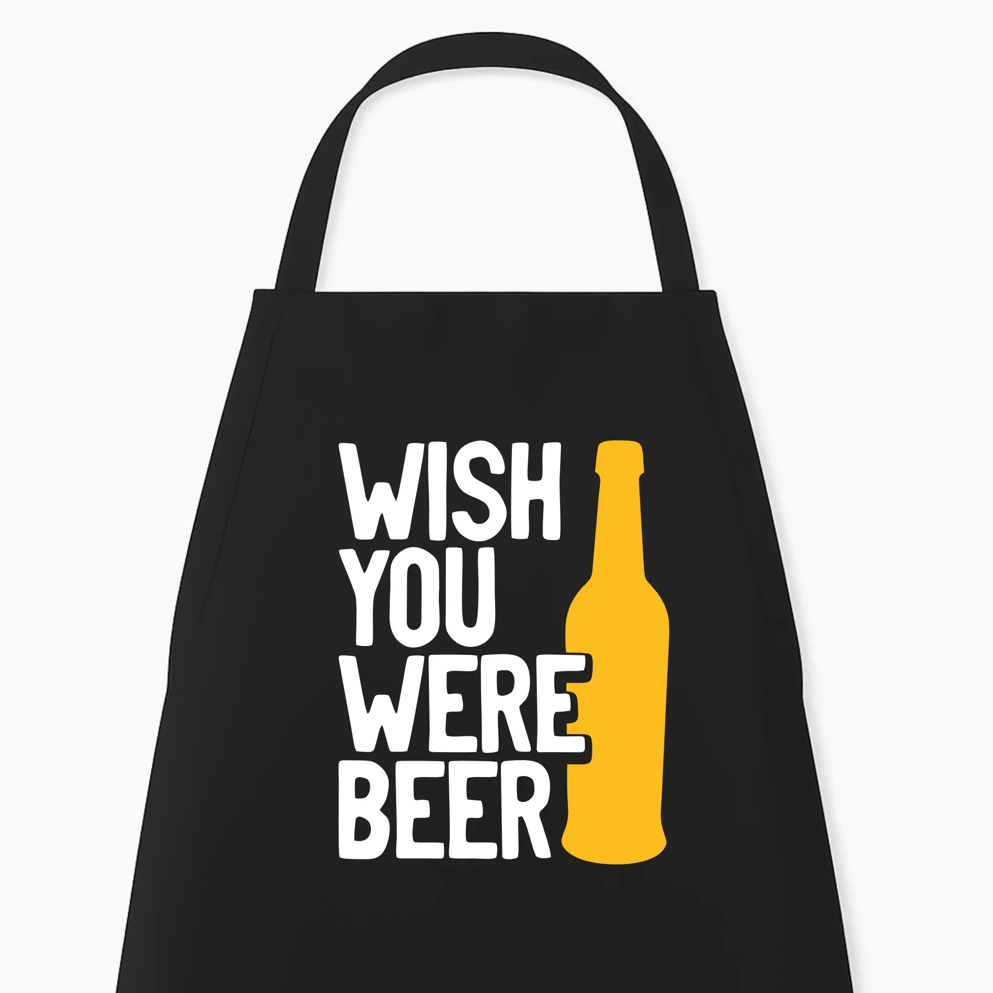 Keukenschort Wish you were Beer