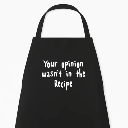 Keukenschort Your opinion wasn't in the recipe