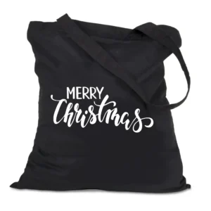 Katoenen tas Merry Christmas