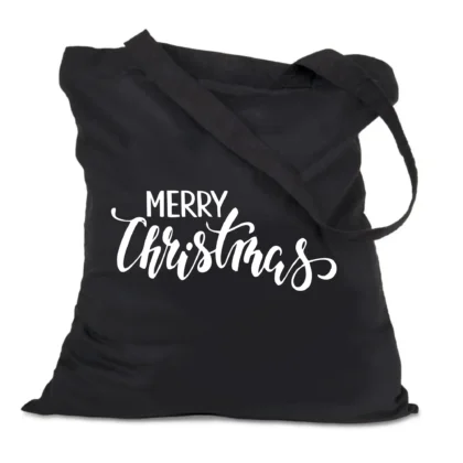 Katoenen tas Merry Christmas