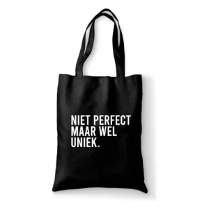 Katoenen tas Niet perfect maar wel uniek
