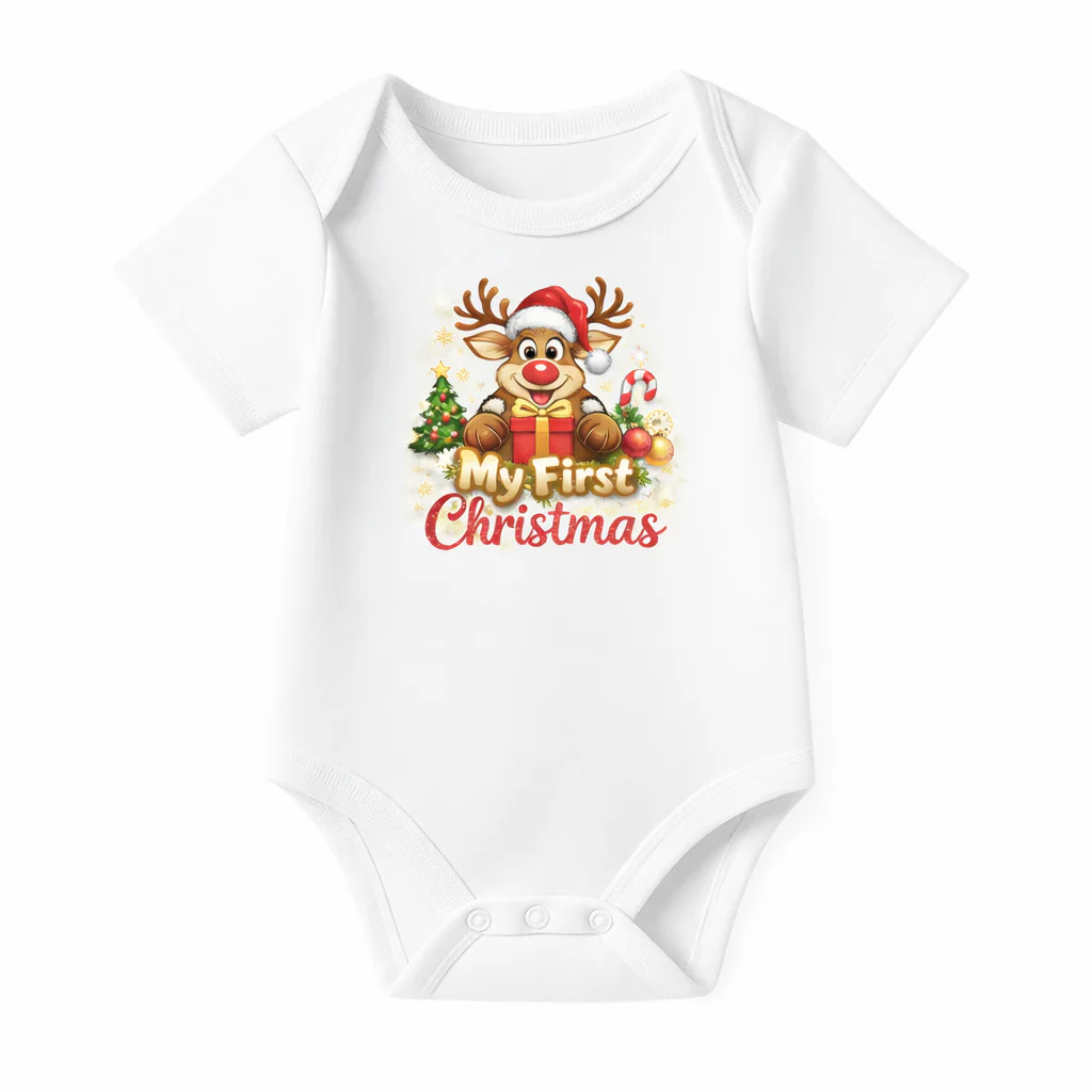 Romper Merry Christmas Rudolf