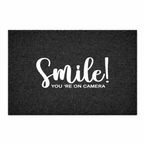 deurmat smile youre on camera