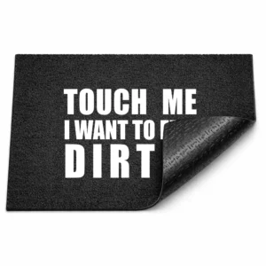 Alternative view of Deurmat Touch Me I Want to Feel Dirty