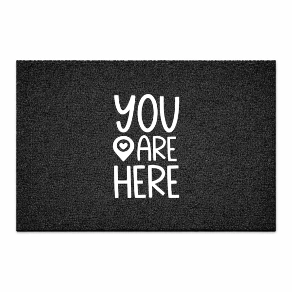 Deurmat You Are Here
